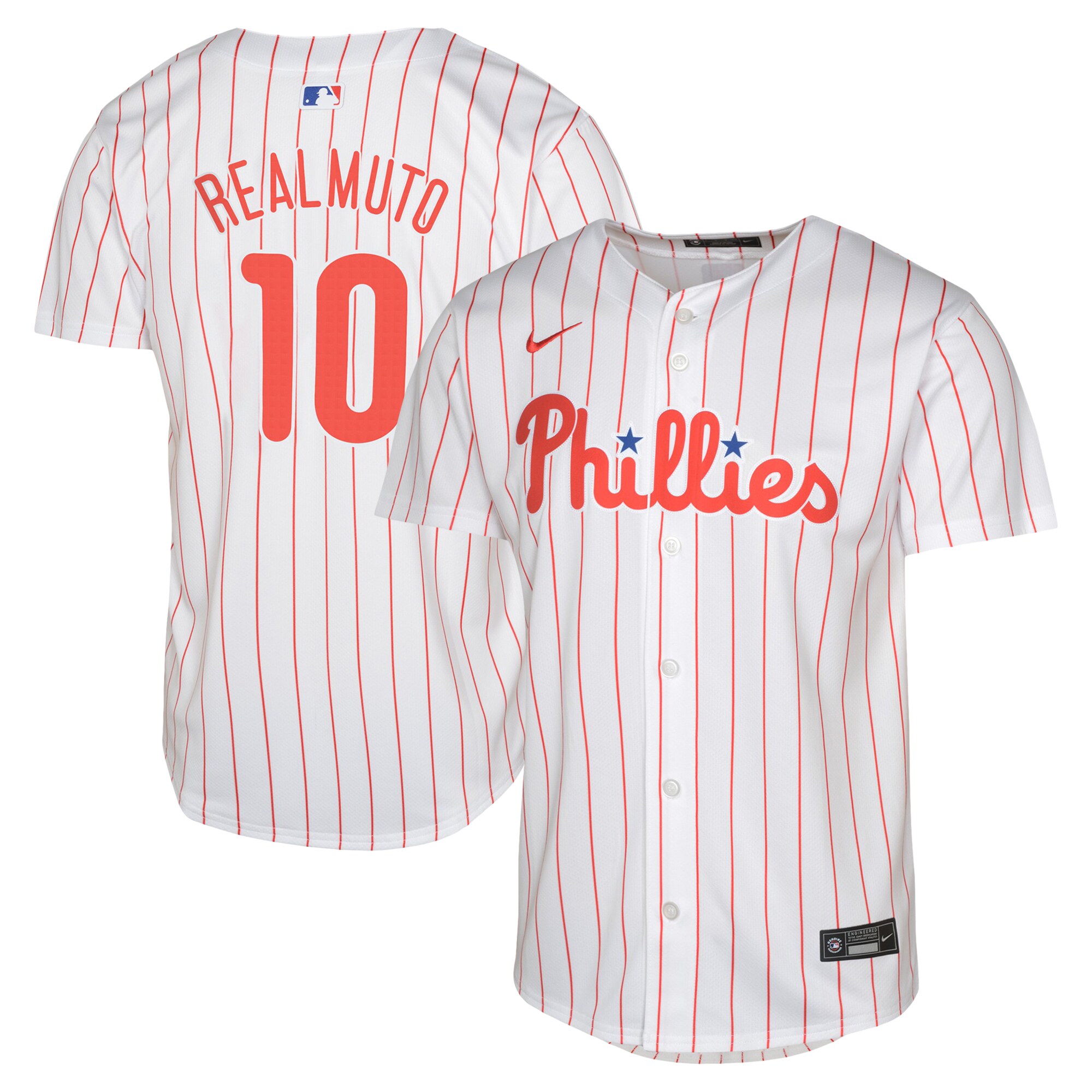 Philadelphia Phillies youth philadelphia phillies j.t. realmuto nike white home limited jersey Collection - Exclusive Jerseys, Caps, and Hats