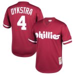 Philadelphia Phillies youth philadelphia phillies lenny dykstra mitchell  ness burgundy cooperstown collection mesh batting practice jersey Collection - Exclusive Jerseys, Caps, and Hats