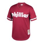 Philadelphia Phillies youth philadelphia phillies lenny dykstra mitchell  ness burgundy cooperstown collection mesh batting practice jersey Collection - Exclusive Jerseys, Caps, and Hats