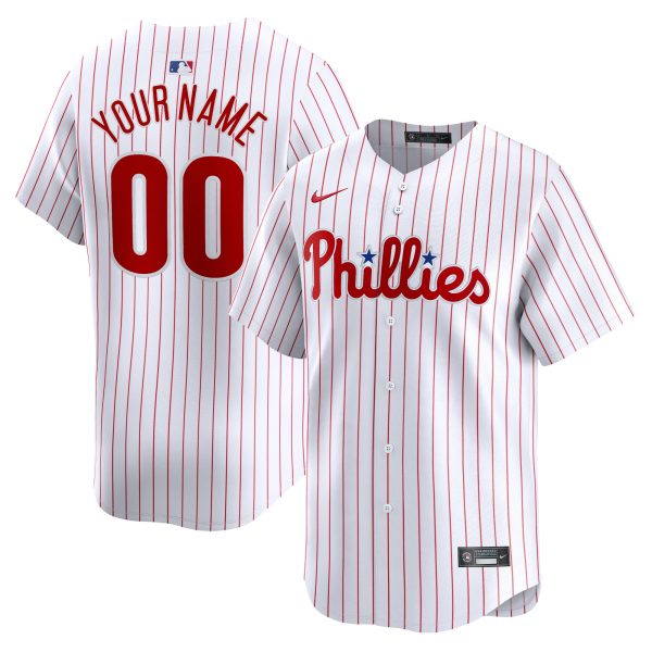 Philadelphia Phillies youth philadelphia phillies nike white home limited custom jersey Collection - Exclusive Jerseys, Caps, and Hats