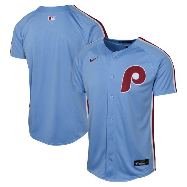 Philadelphia Phillies youth philadelphia phillies nikelight blue alternate limited jersey Collection - Exclusive Jerseys, Caps, and Hats