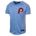 Philadelphia Phillies youth philadelphia phillies nikelight blue alternate limited jersey Collection - Exclusive Jerseys, Caps, and Hats