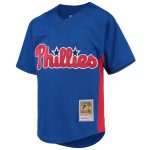 Philadelphia Phillies youth philadelphia phillies roy halladay mitchell  ness royal cooperstown collection mesh batting practice jersey 4675871 Collection - Exclusive Jerseys, Caps, and Hats