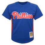 Philadelphia Phillies youth philadelphia phillies roy halladay mitchell  ness royal cooperstown collection mesh batting practice jersey Collection - Exclusive Jerseys, Caps, and Hats